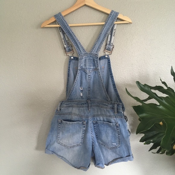 Forever 21 Los Angeles overall shorts - Picture 2 of 6